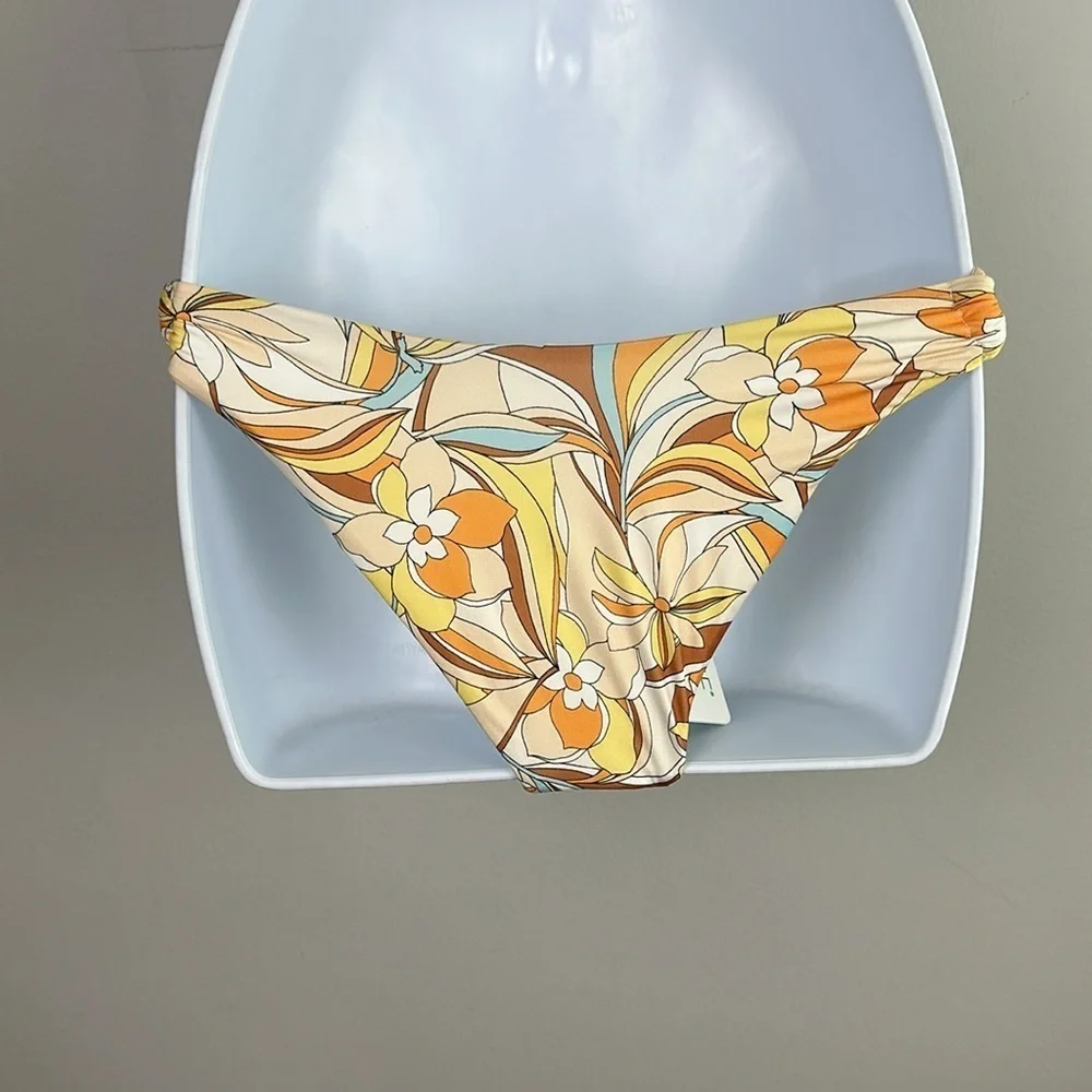 NEW L*Space Mick Bikini Top Jagger Bottom in Souldshine Floral Size XS Nylon
